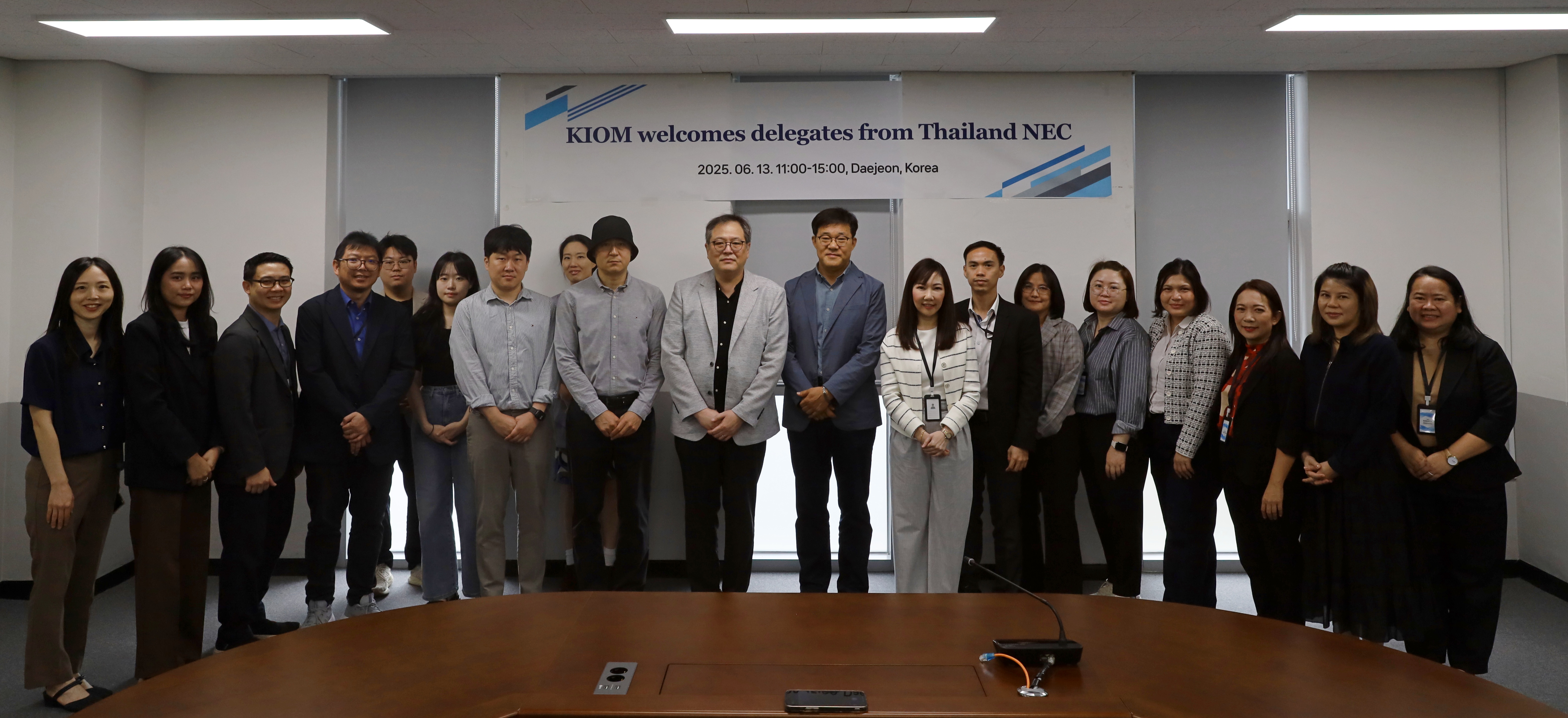 KIOM welcomes delegates from Thailand NEC